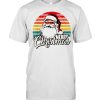 Santa Claus Merry Christmas retro shirt