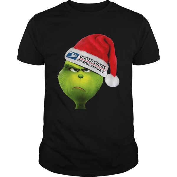 Santa Grinch United States Postal Service shirt