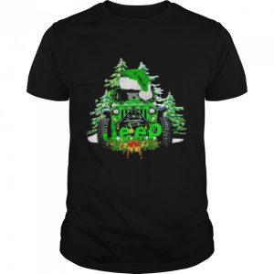 Santa Hat Jeep Christmas Tree shirt