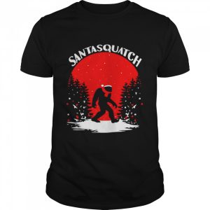 Santa Squatch Christmas Holiday shirt