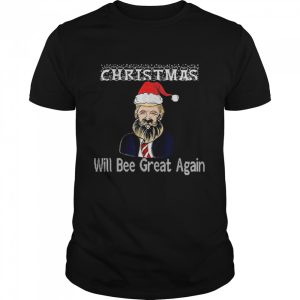 Santa Trump make Christmas will bee great again Ugly Christmas shirt