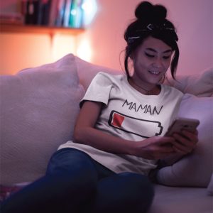 Shirt Femme Batterie Faible 1