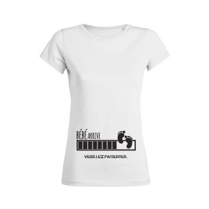 Shirt Femme Bebe Arrive Veuillez Patienter 3