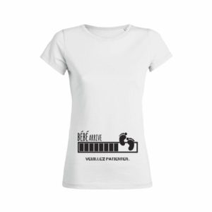 Shirt Femme Bebe Arrive Veuillez Patienter 4