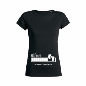 Shirt Femme Bebe Arrive Veuillez Patienter 5