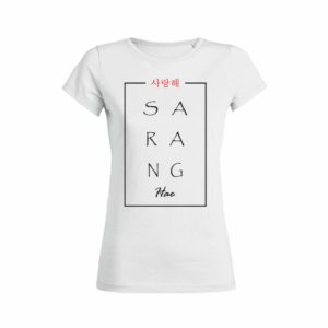 Shirt Femme Cadre Saranghae 3