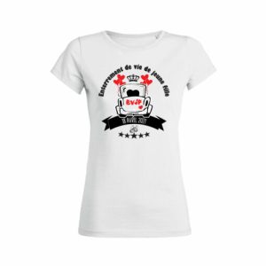 Shirt Femme – Enterrement De Vie De Jeune Fille (Votre Date)