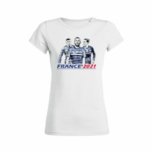 Shirt Femme France 2021 MBG Mbappe Benzema Griezmann 3