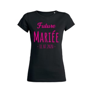 Shirt Femme - Future Mariee (Votre Date) 2 Shirt Femme Future Mariee Votre Date 3