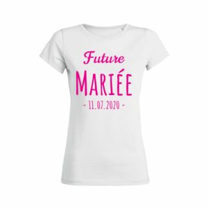 Shirt Femme - Future Mariee (Votre Date) 3 Shirt Femme Future Mariee Votre Date 4
