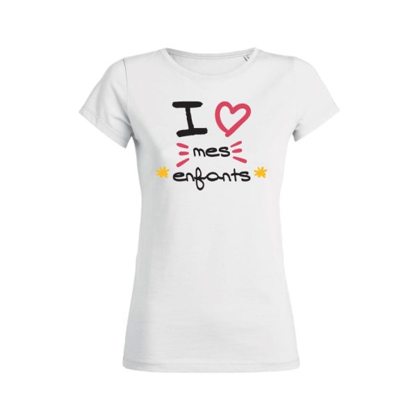 Shirt Femme – I Love Mes Enfants