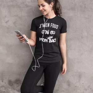 Shirt Femme – J’men Fous J’ai Eu Mon Bac Shirt Femme – J’men Fous J’ai Eu Mon Bac