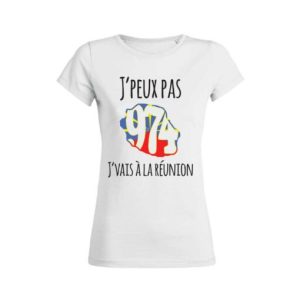 Shirt Femme Jpeux Pas Jvais A La Reunion 3