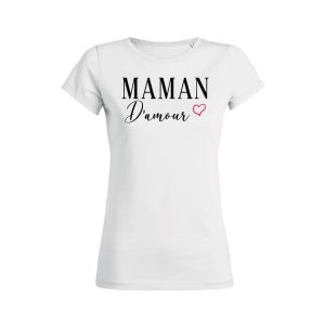 Shirt Femme - Maman D'amour 2 Shirt Femme Maman Damour 3