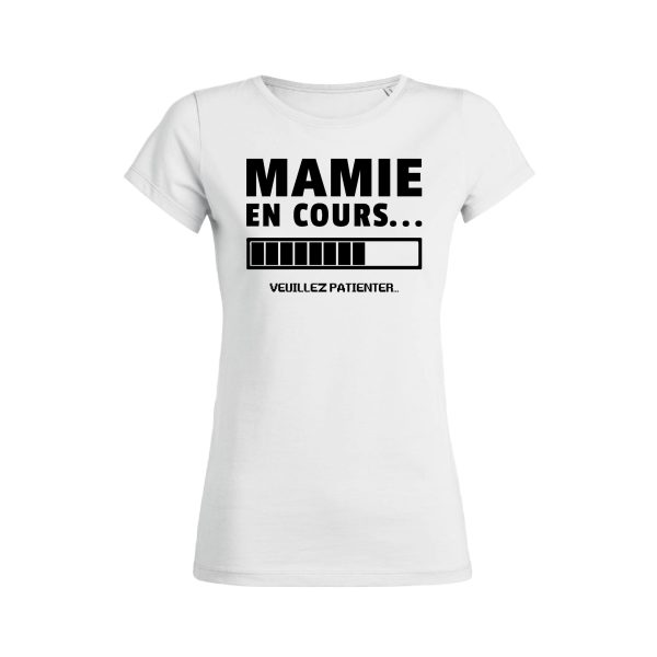 Shirt Femme – Mamie En Cours (Veuillez Patienter)