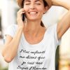 Shirt Femme – Mes Enfants Me Disent Que Je Suis Une Super Maman