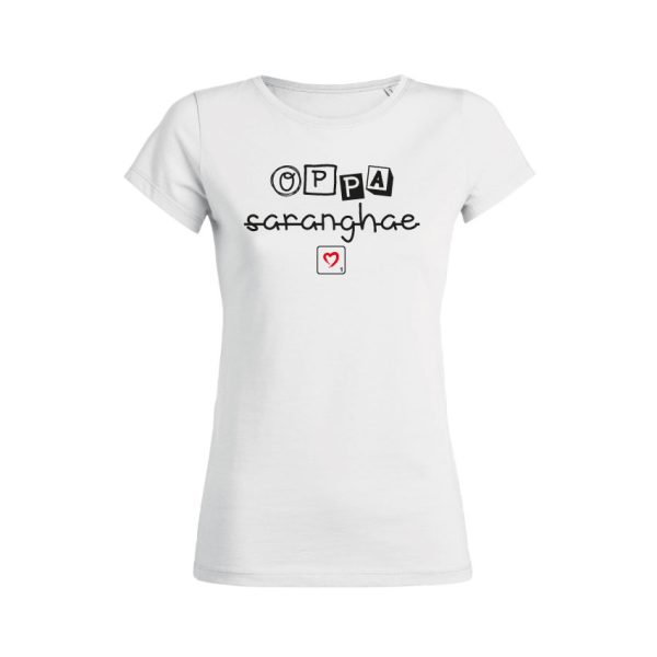 Shirt Femme – Oppa Saranghae (Lettre)