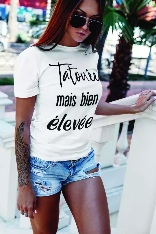 Shirt Femme – Tatouee Mais Bien Elevee