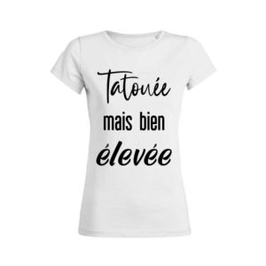 Shirt Femme Tatouee Mais Bien Elevee 4