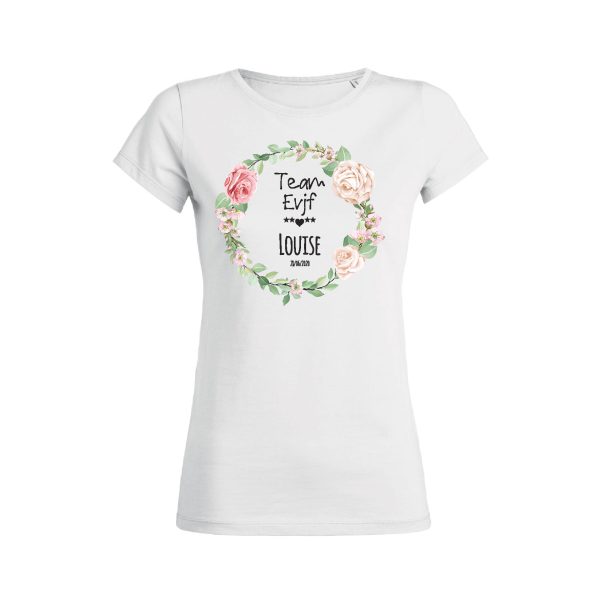 Shirt Femme – Team EVJF – Prenom + Date