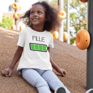 Shirt Fille – Batterie Pleine