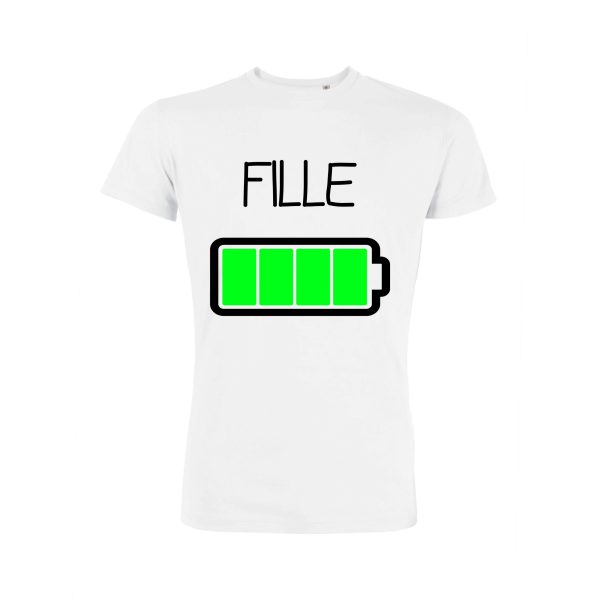 Shirt Fille – Batterie Pleine