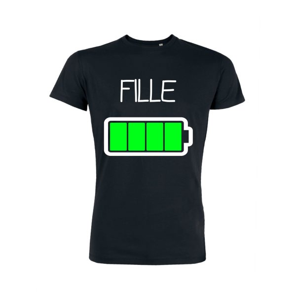 Shirt Fille – Batterie Pleine