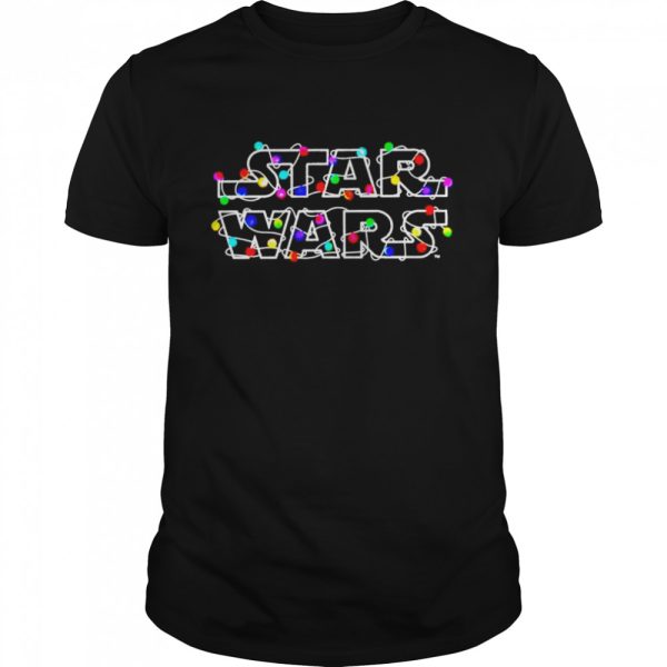 Star Wars Christmas Lights logo shirt