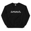 Sweat Amour Unisexe a Col Rond