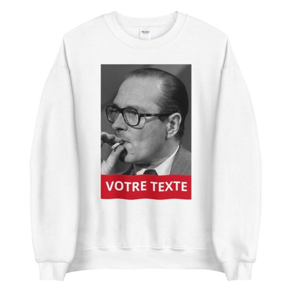 Sweat Chirac personnalisable