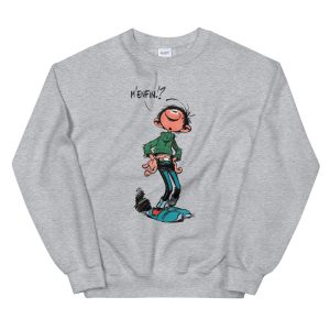 Sweat Gaston Lagaffe Unisexe a Col Rond