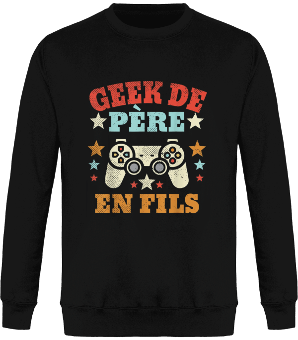 Sweat Geek de pere en fils