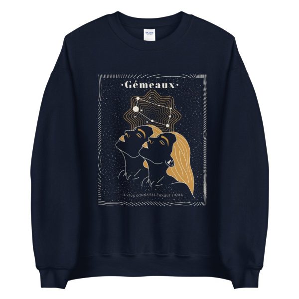 Sweat Gemeaux Signe Astro – Je veux connaitre chaque etoile