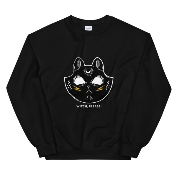 Sweat Halloween Chat Noir Sorciere Witch