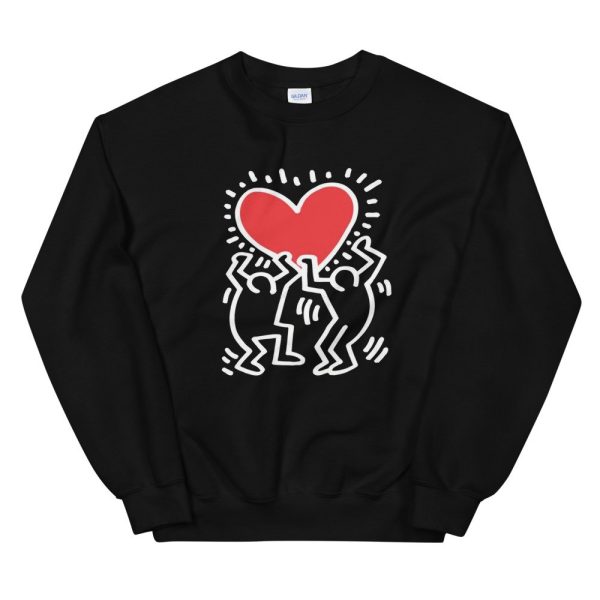 Sweat Keith Haring Unisexe a Col Rond