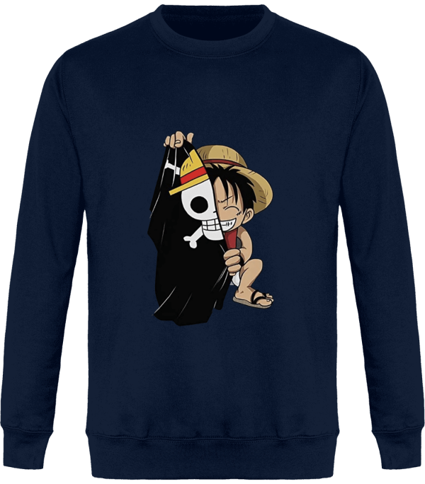 Sweat One Piece Luffy Drapeau