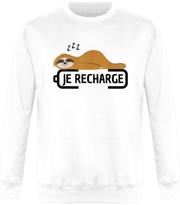 Sweat Paresseux Je recharge