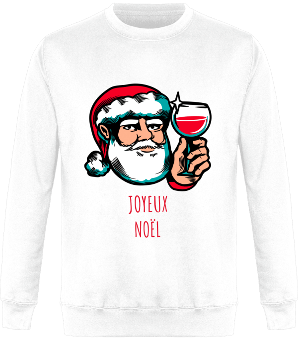 Sweat Pere Noel Coupe de Vin Rouge