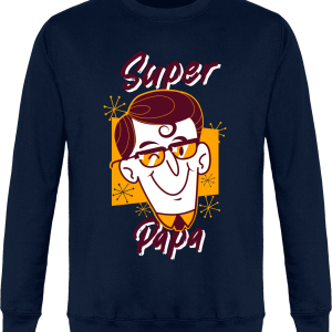 Sweat Super Papa Vintag Sweat Super Papa Vintag