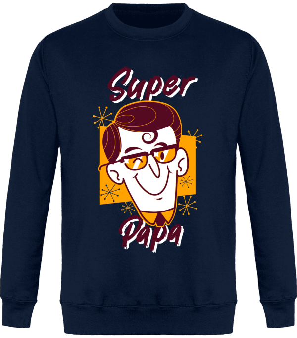 Sweat Super Papa Vintag