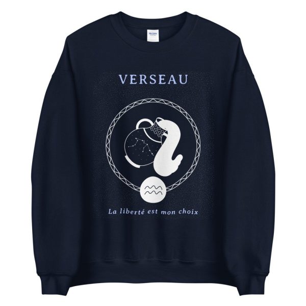 Sweat Verseau Astro Signe – La liberte est mon choix