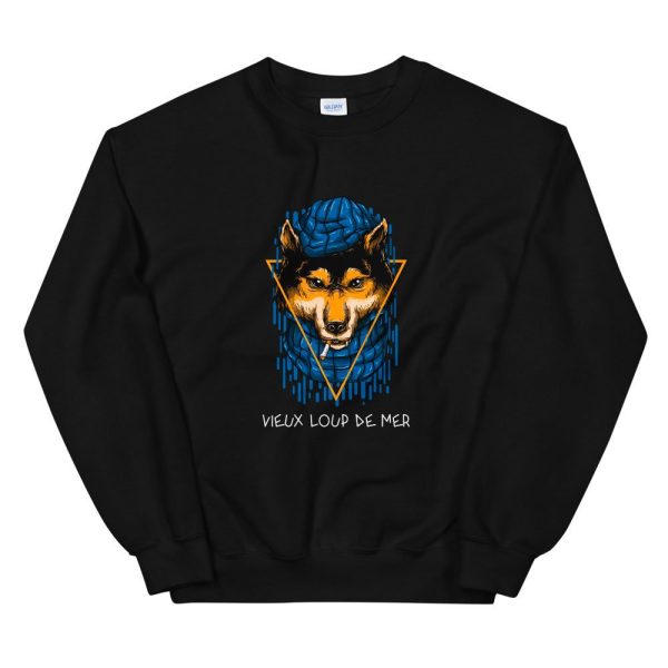 Sweat Vieux Loup de Mer Unisexe a Col Rond