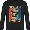 Sweat anniversaire 40 ans Niveau 40 debloque