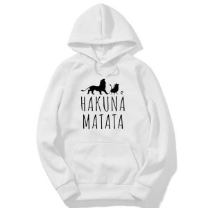 Sweat capuche Hakuna Matata Roi Lion
