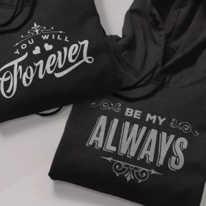 Sweat couple ensemble pour la vie Sweat couple ensemble pour la vie