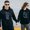 Sweat-shirts couple vis et ecrou