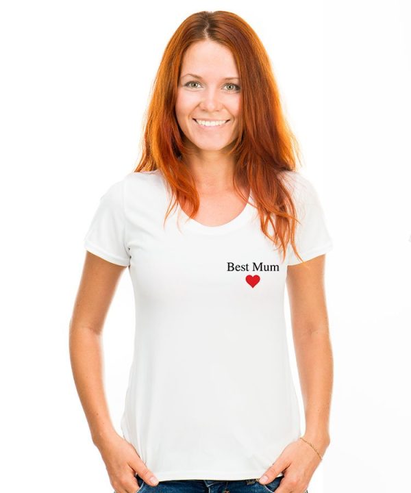 T-Shirt Best Mum pour femme