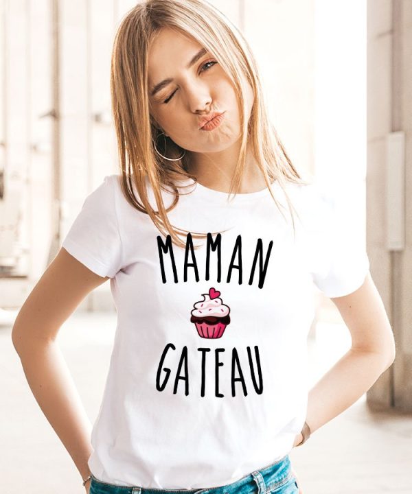 T-Shirt Maman Gateau pour femme