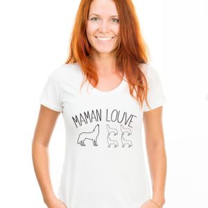 T Shirt Maman Louve X Enfants pour femme 4
