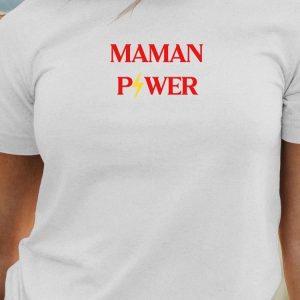 T-Shirt Maman Power Pour femme